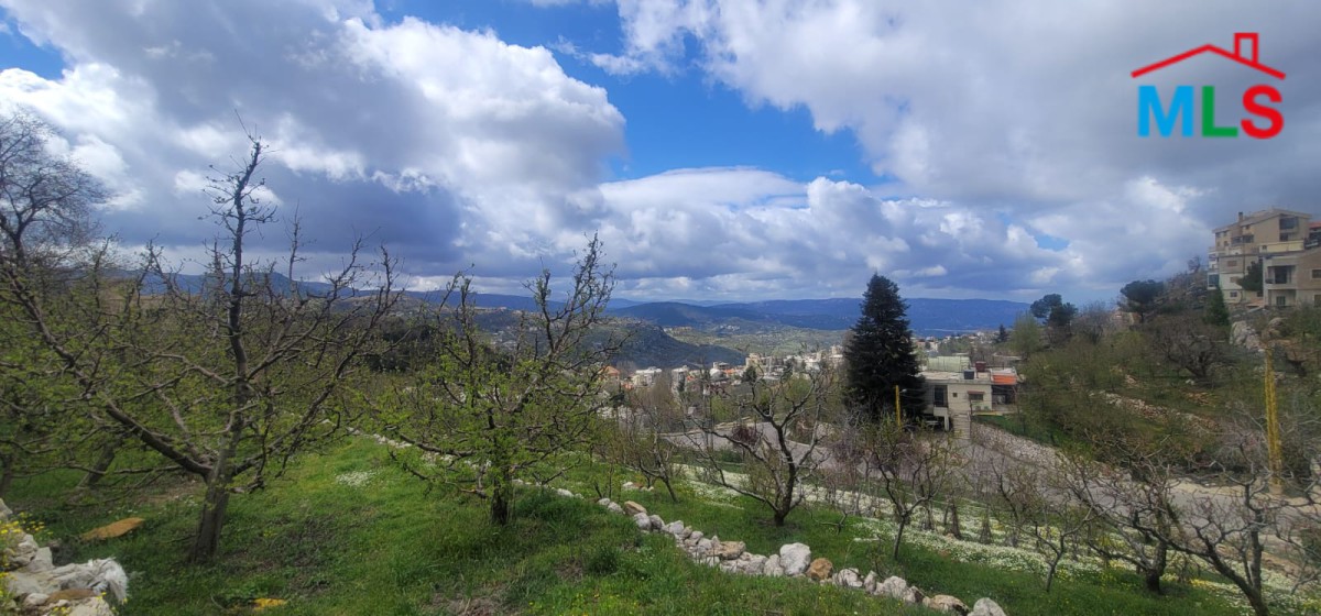 Land With A Beautiful View For Sale in Kfarzebian