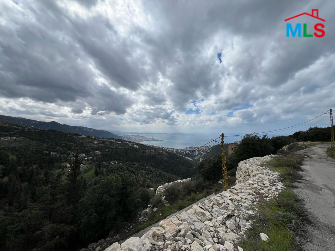 Land With A Nice View For Sale in Kfour