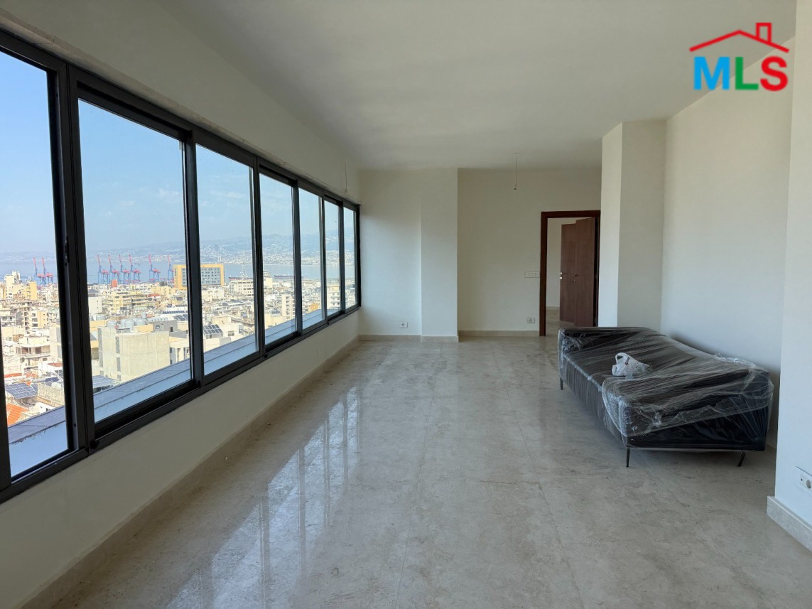 Modern Penthouse with Roof Terrace & Amazing Sea View For Sale in Achrafieh