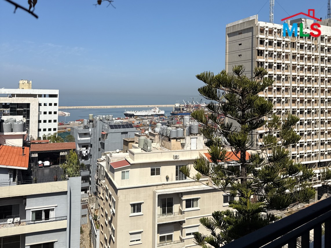 Charming Duplex with Terrace and Sea & City View For Sale in Mar Mikhael
