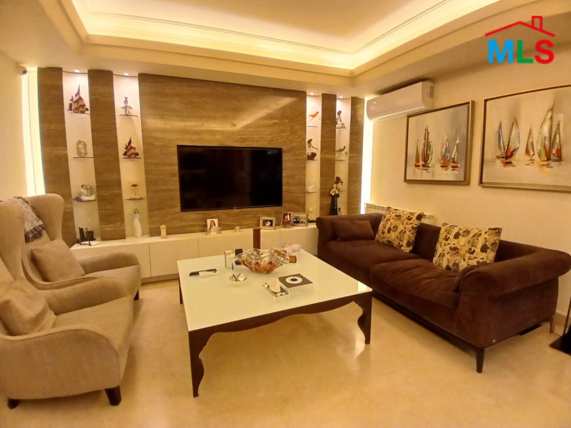 Furnished Decorated Apartment With High-End Finishing For Sale in Mtayleb