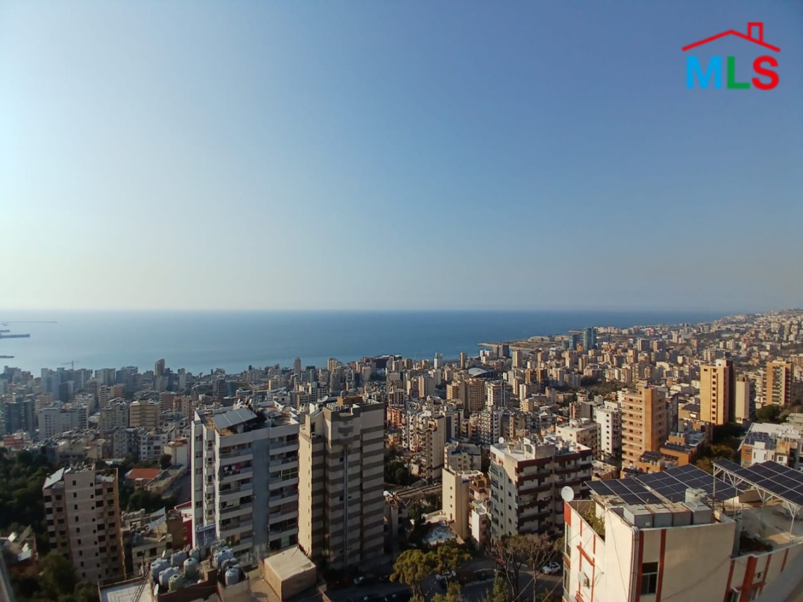 Brand New Duplex For Sale With Terrace & Seaview in Jal El Dib