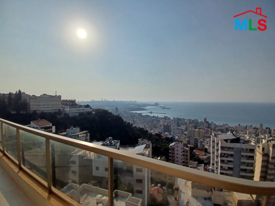 Brand New Duplex For Sale With Terrace & Seaview in Jal El Dib