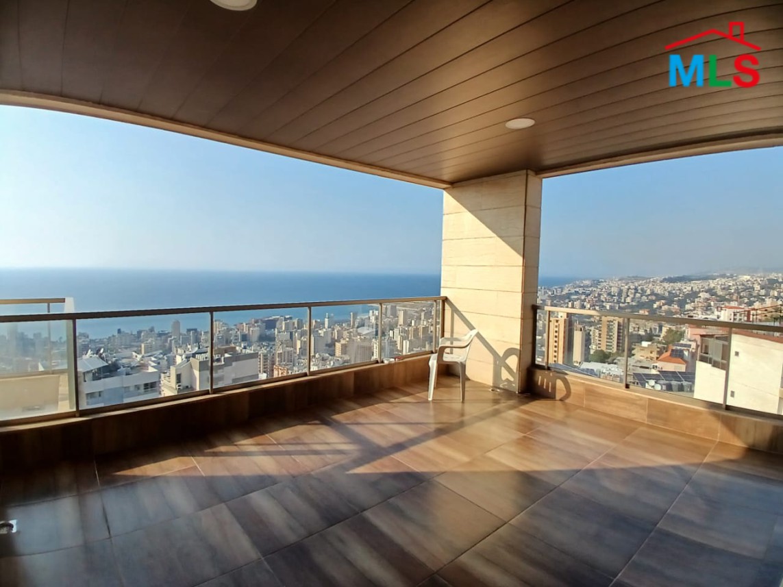 Brand New Duplex For Sale With Terrace & Seaview in Jal El Dib
