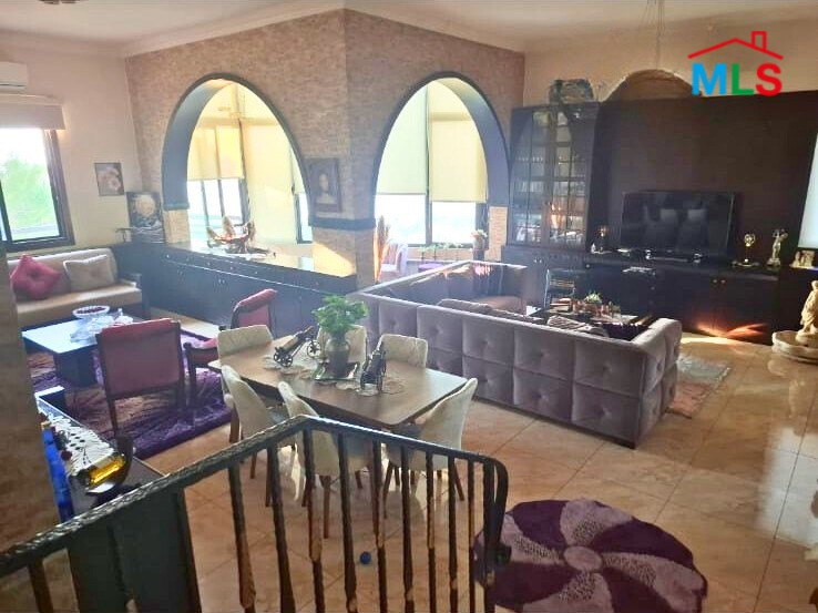 Furnished Apartment with Amazing Sea & Mountain View For Sale in Roumieh, Metn