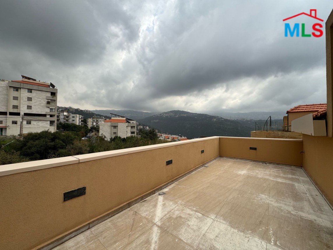 Spacious Brand New Duplex With Terrace For Sale in Mansourieh