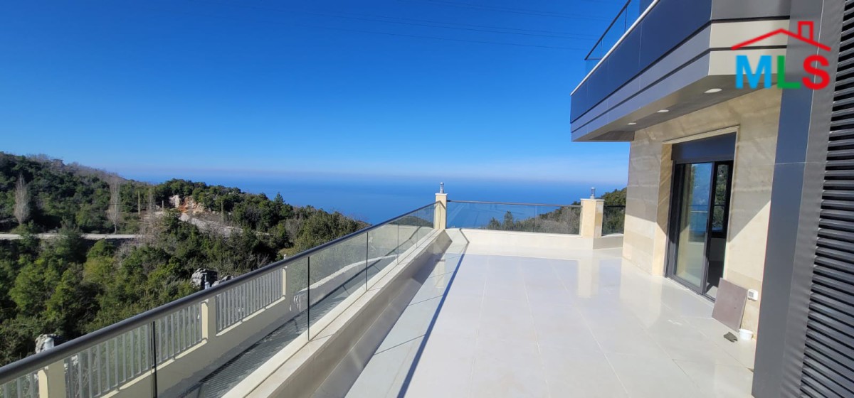 Brand New Apartment With Terrace For Sale in Achkout