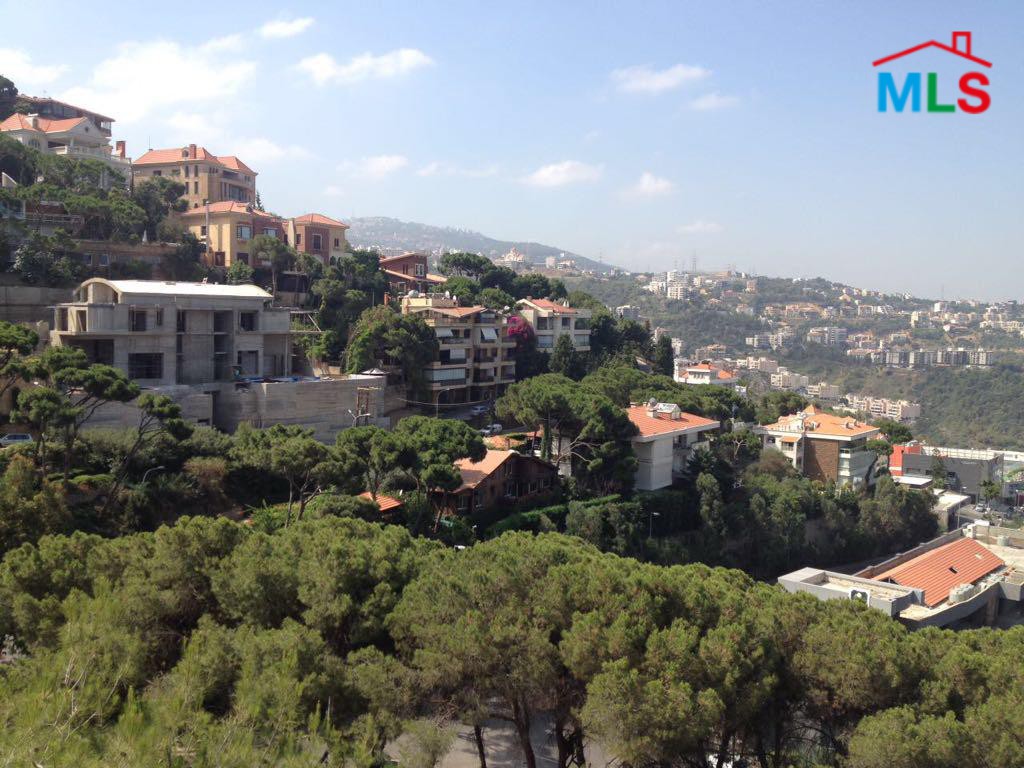 1,308 SQM Unique Land For Sale With Panoramic View In A Prime Location In Rabieh