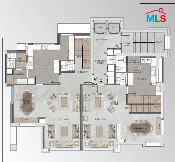 Under-Construction Project! Brand New 3-Bedroom Duplex For Sale in Sin El Fil