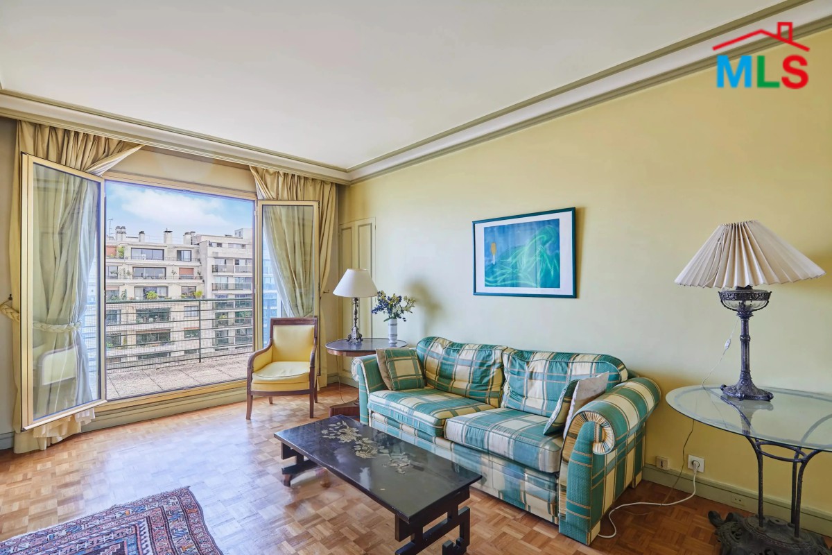 APARTMENT WITH OPEN VIEW FOR SALE IN MUETTE I PARIS 16ème l FRANCE- 91m2