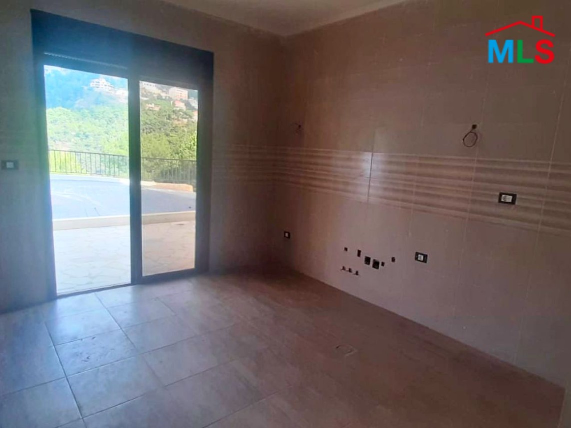 Spacious Apartment With Terrace For Sale in Baabdat