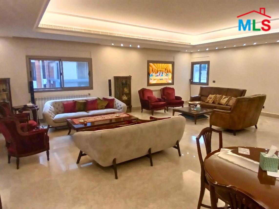 Spacious High-End Duplex With Roof For Sale in Hazmieh