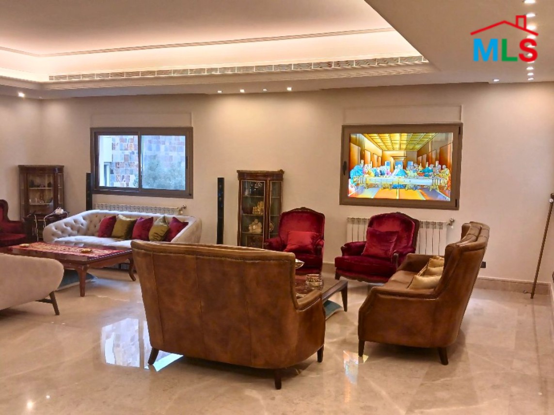Spacious High-End Duplex With Roof For Sale in Hazmieh