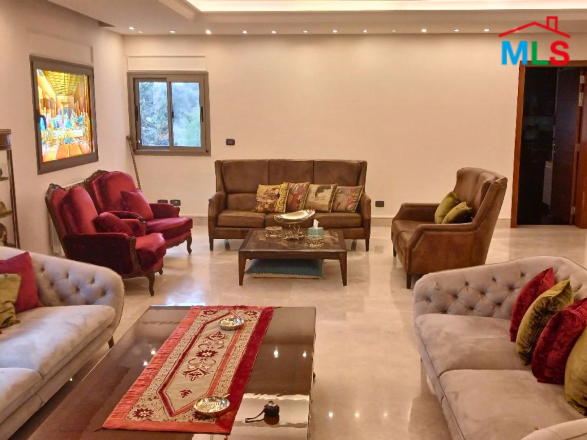 Spacious High-End Duplex With Roof For Sale in Hazmieh