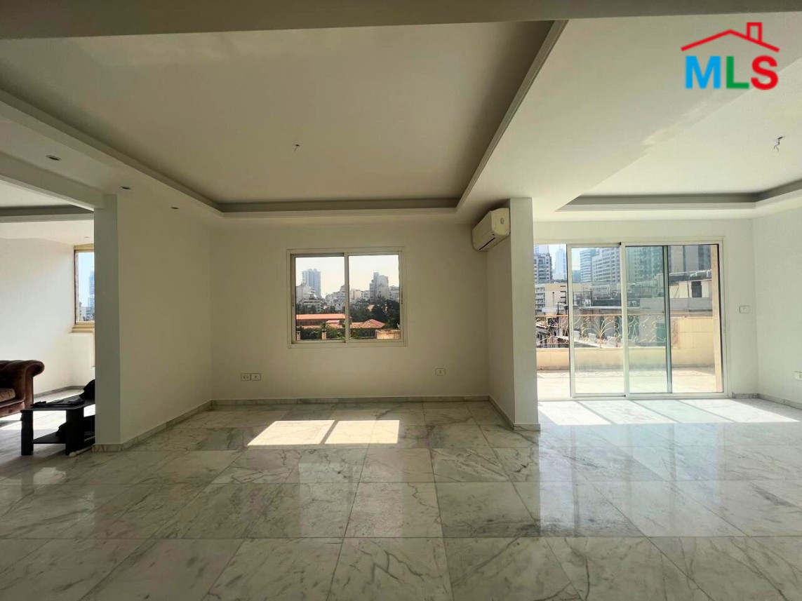 Bright & Sunny Apartment with City View For Sale in Achrafieh, Close to Monot