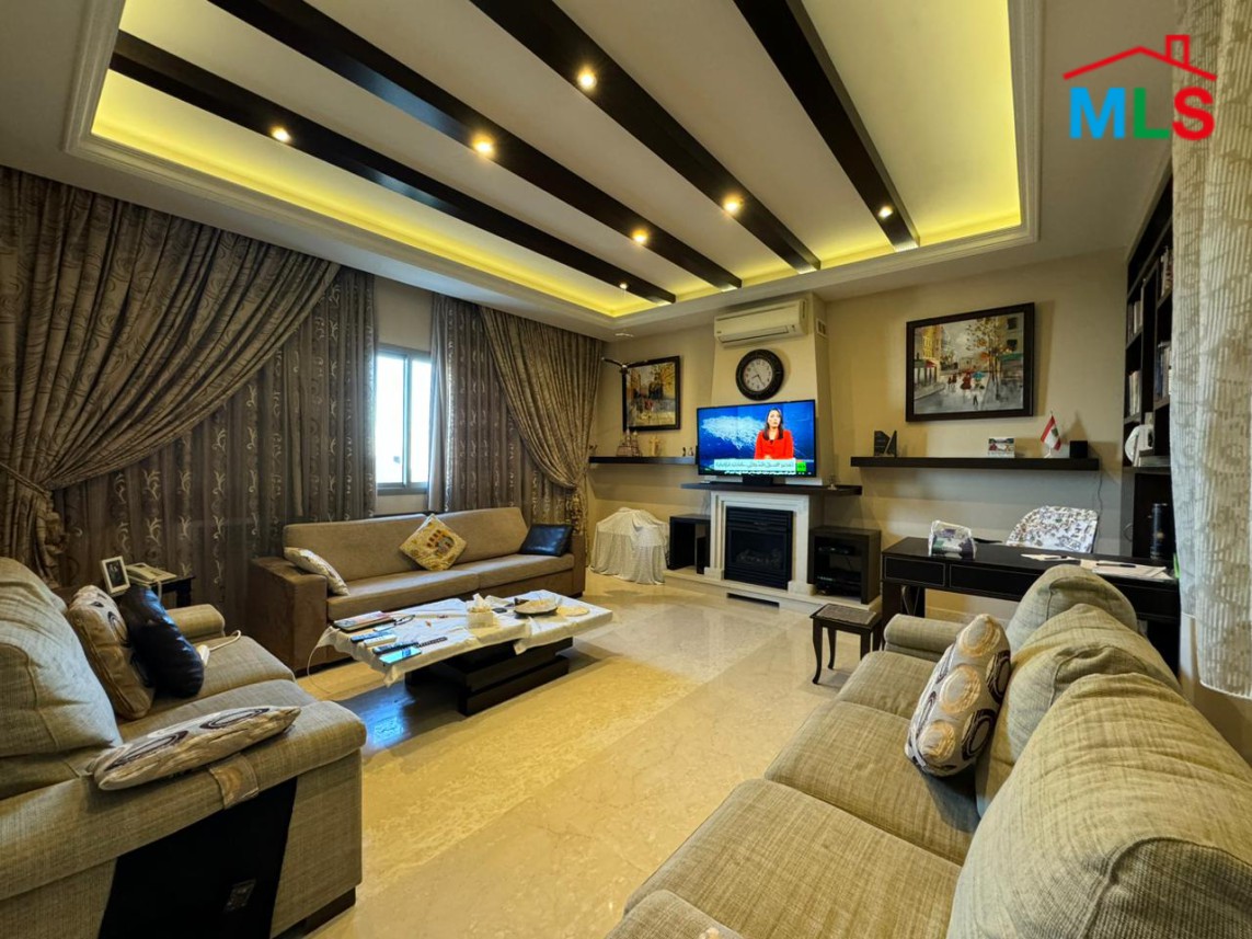 Spacious Fully Decorated Apartment For Sale in Ain Saadeh