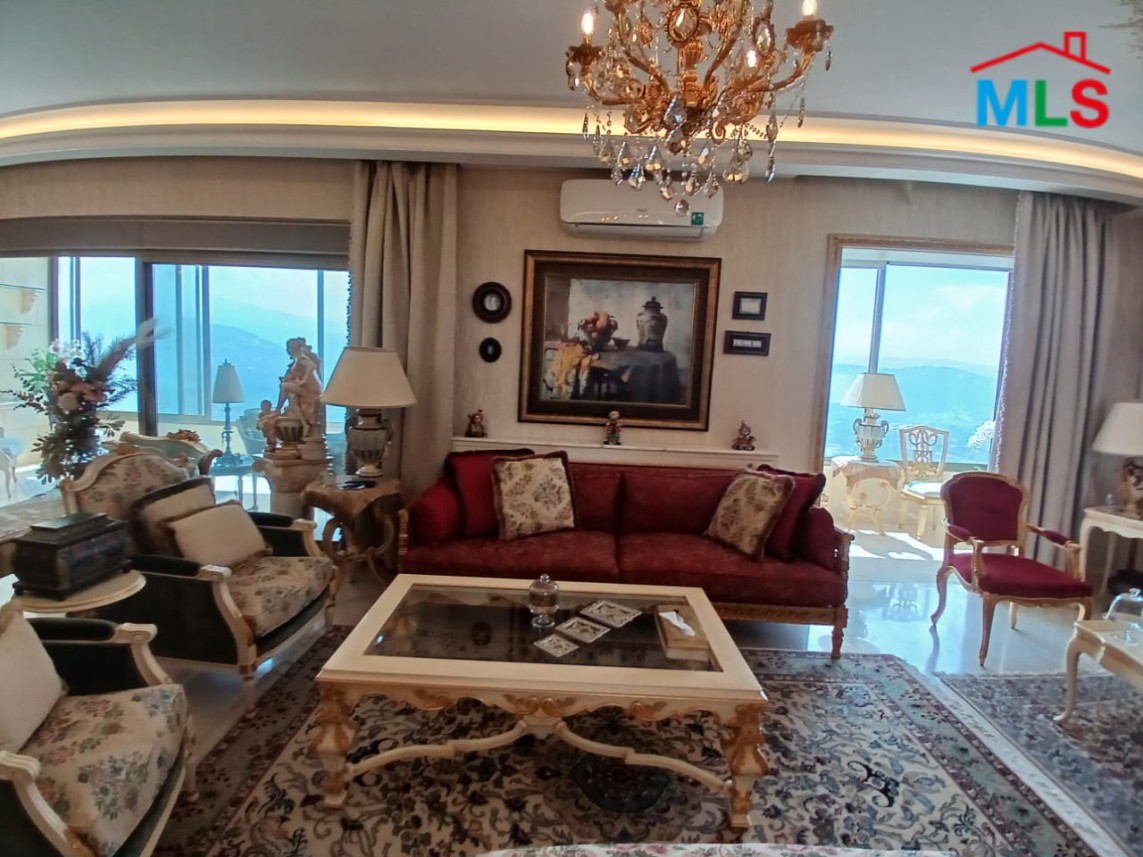 Fully Furnished Decorated Apartment For Sale With Nice Open View In Broumana