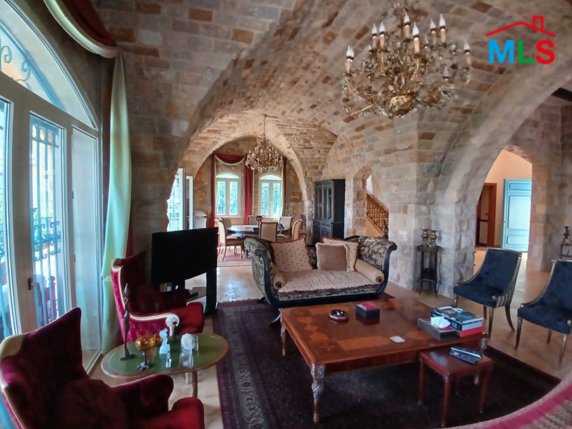 Fully Furnished Traditional Lebanese House With View For Sale In Beit Chabeb