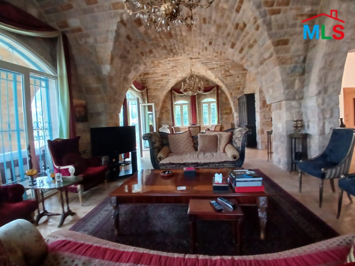 Fully Furnished Traditional Lebanese House With View For Sale In Beit Chabeb