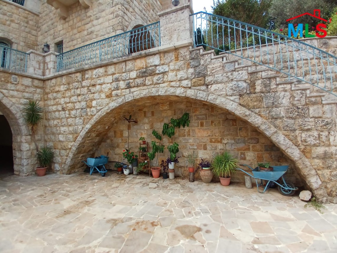 Fully Furnished Traditional Lebanese House With View For Sale In Beit Chabeb
