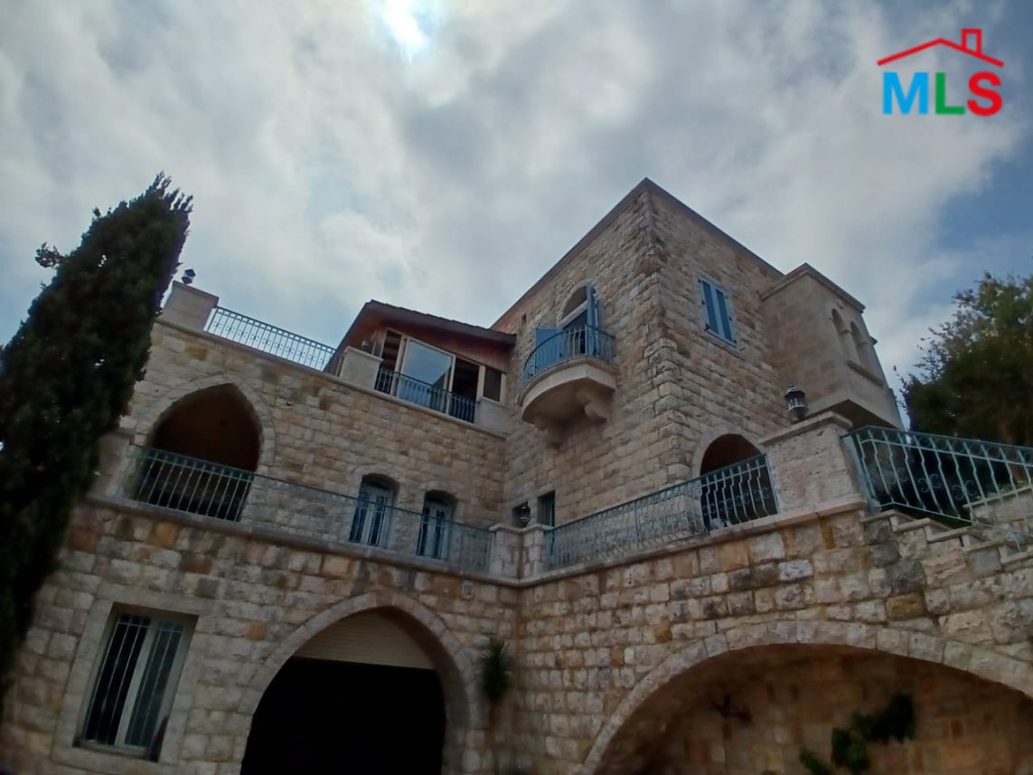 Fully Furnished Traditional Lebanese House With View For Sale In Beit Chabeb
