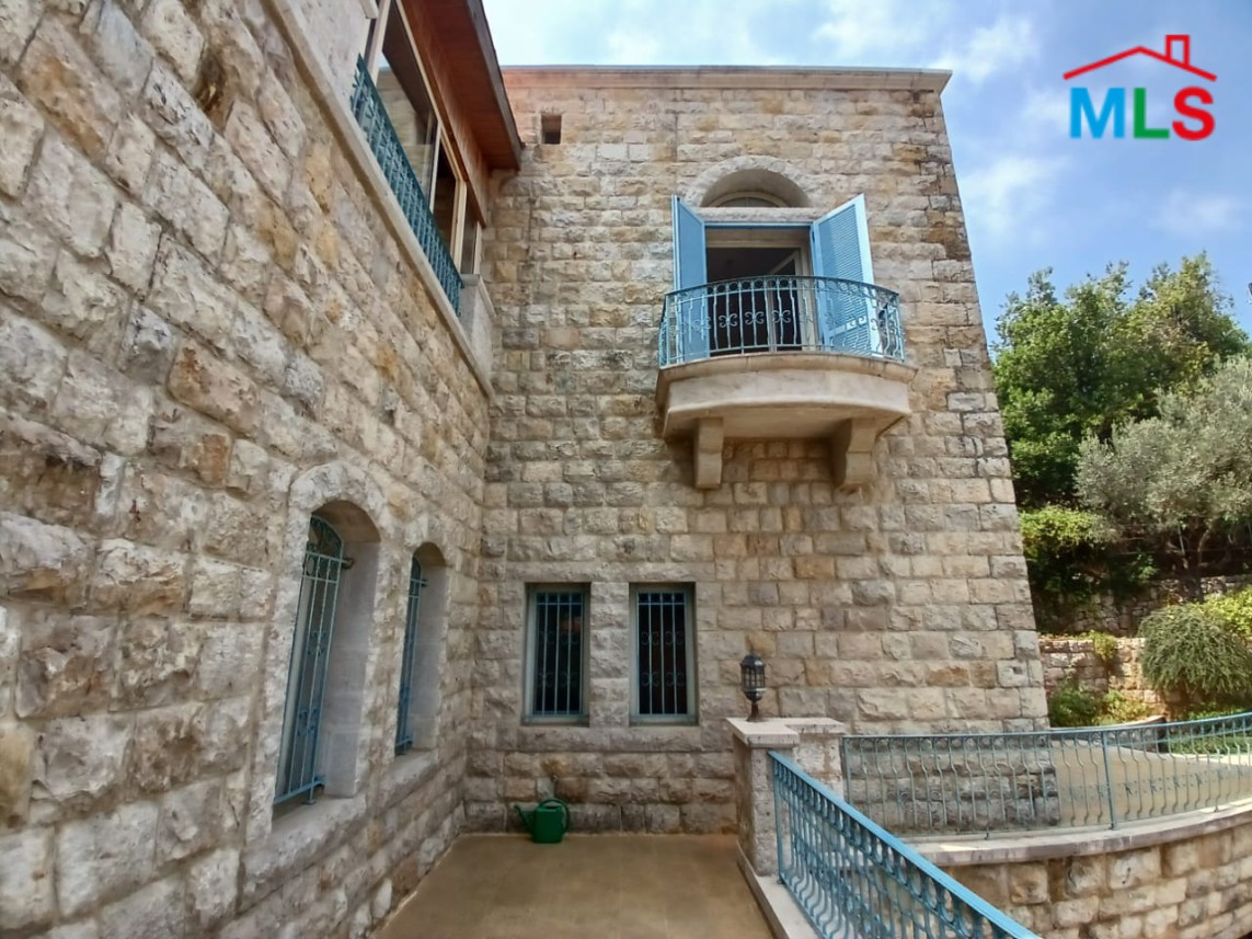 Fully Furnished Traditional Lebanese House With View For Sale In Beit Chabeb