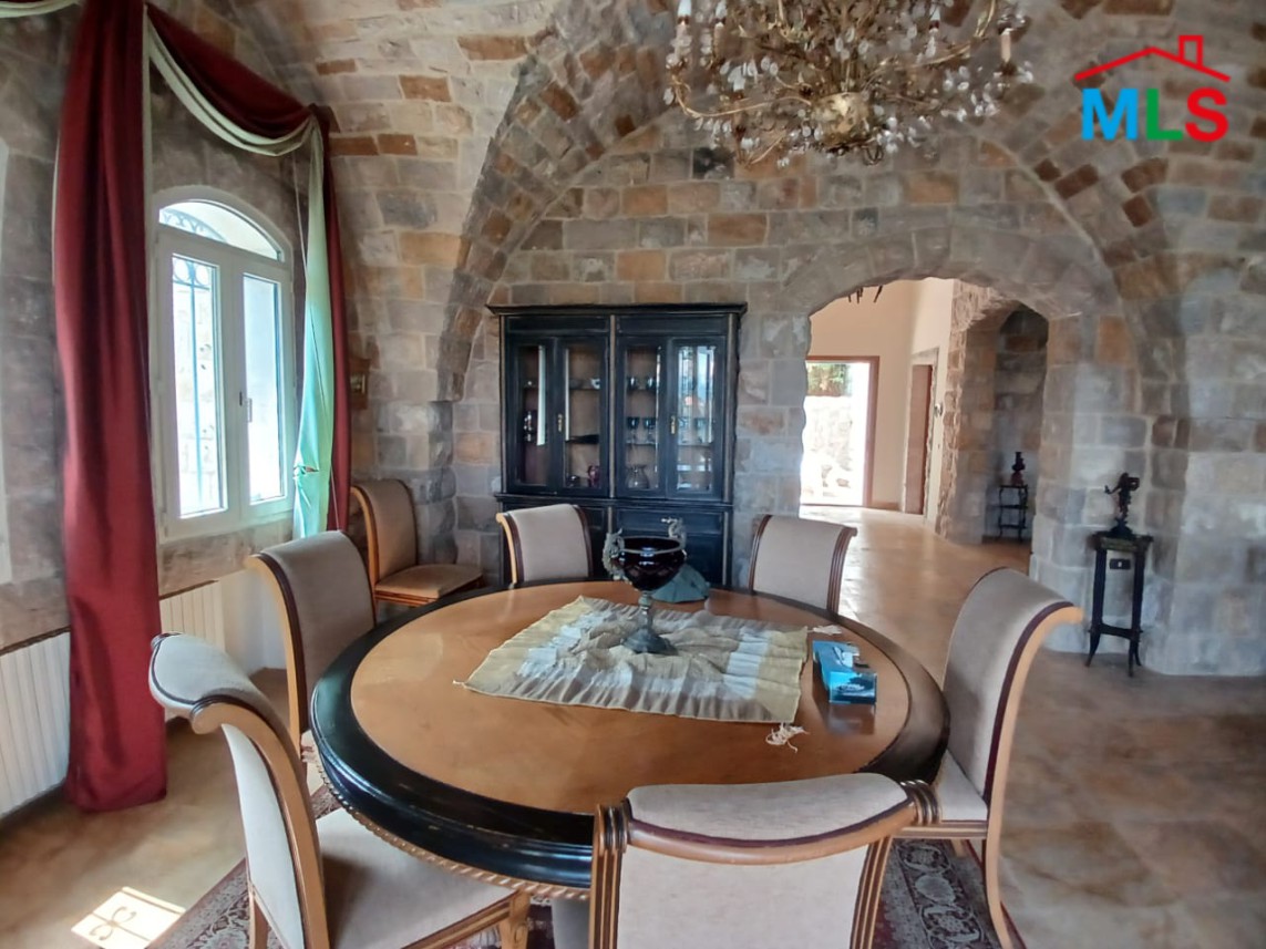 Fully Furnished Traditional Lebanese House With View For Sale In Beit Chabeb