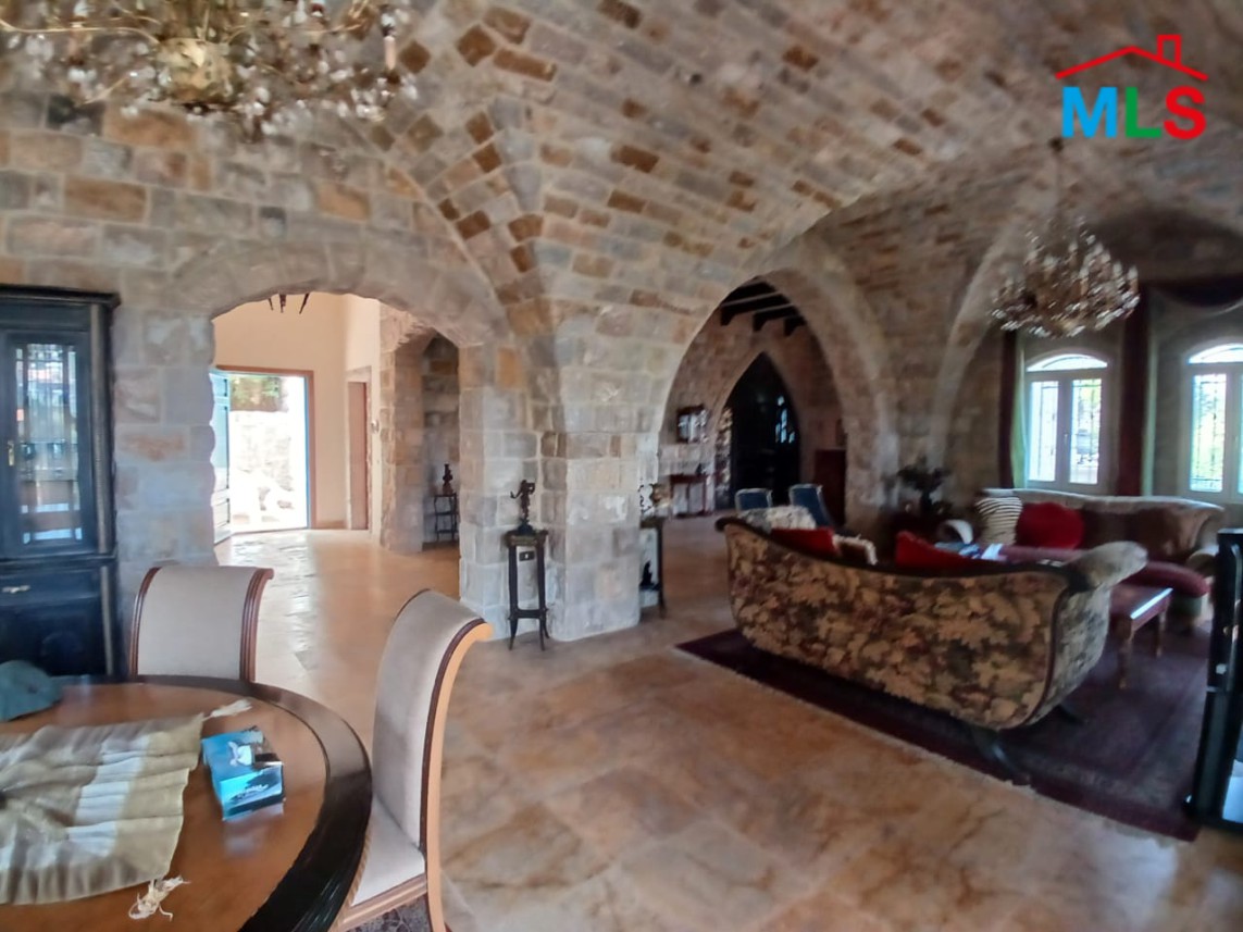 Fully Furnished Traditional Lebanese House With View For Sale In Beit Chabeb