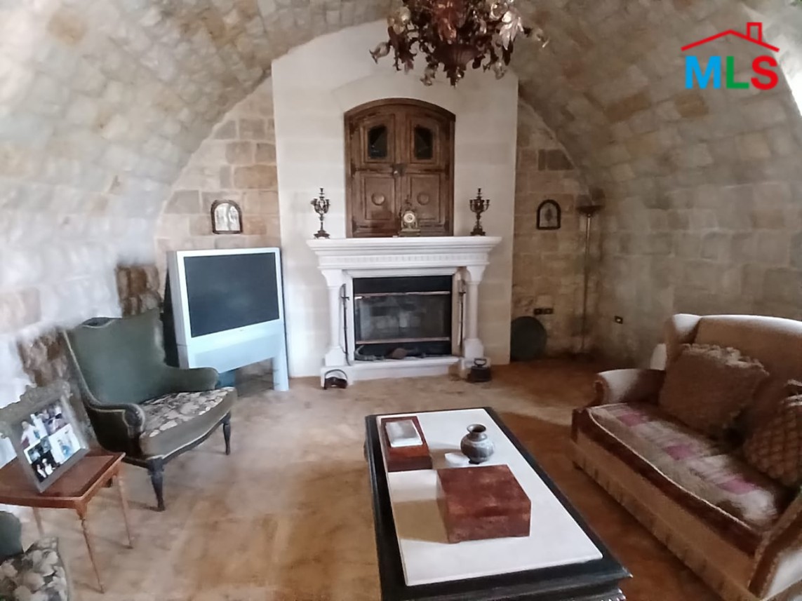 Fully Furnished Traditional Lebanese House With View For Sale In Beit Chabeb