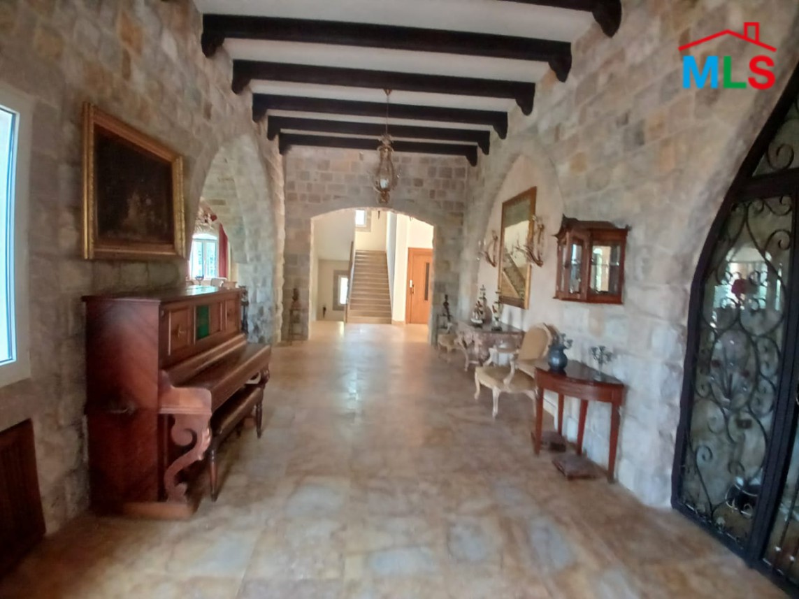 Fully Furnished Traditional Lebanese House With View For Sale In Beit Chabeb