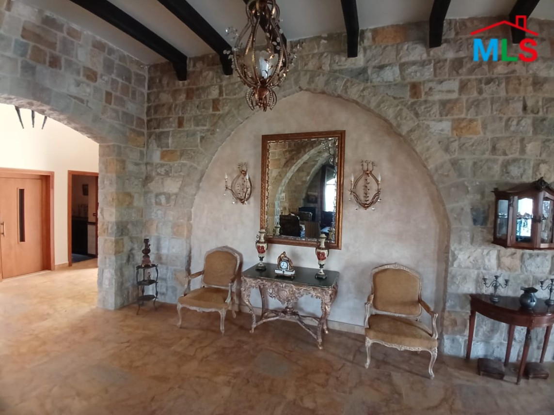 Fully Furnished Traditional Lebanese House With View For Sale In Beit Chabeb