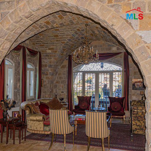 Fully Furnished Traditional Lebanese House With View For Sale In Beit Chabeb