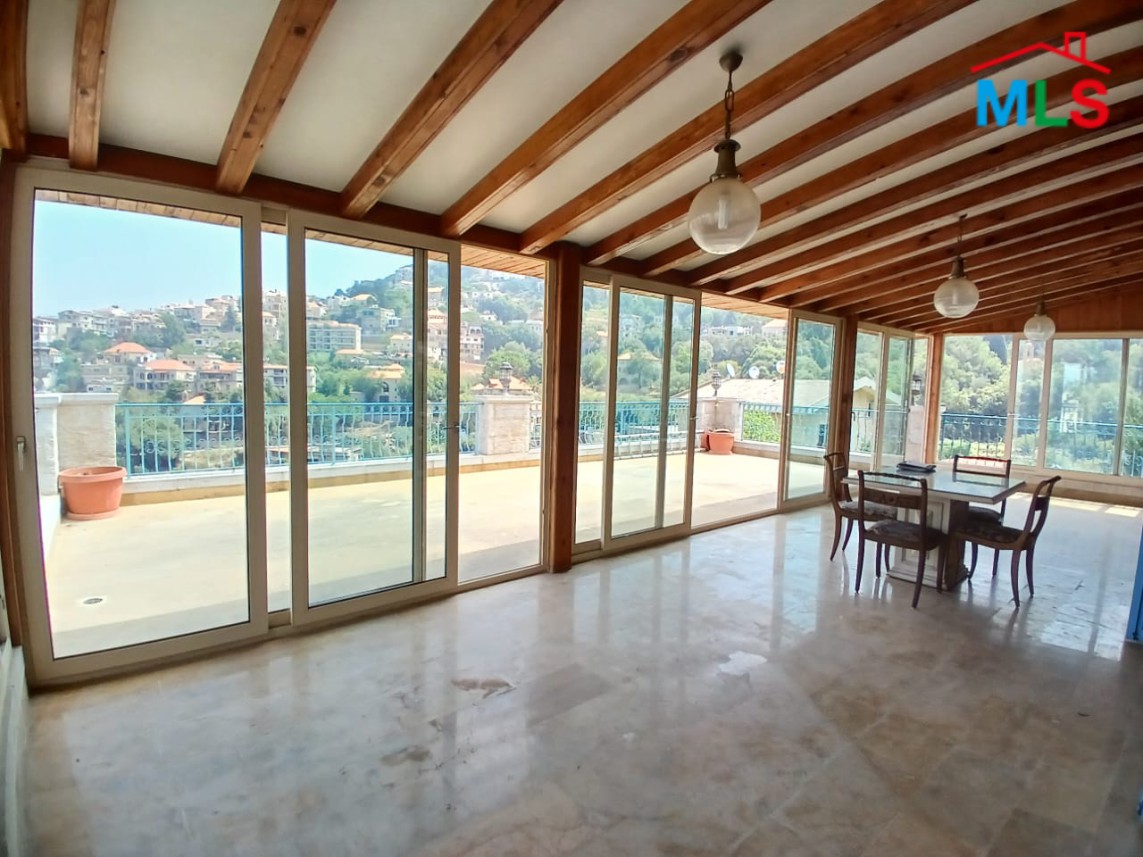 Fully Furnished Traditional Lebanese House With View For Sale In Beit Chabeb