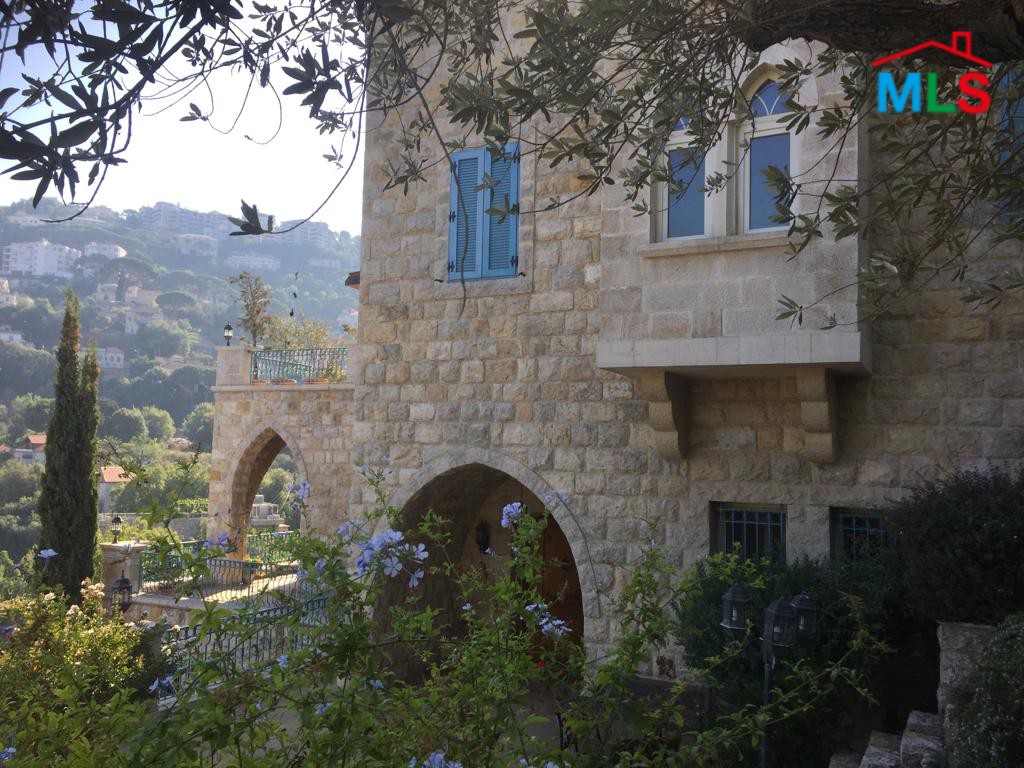 Fully Furnished Traditional Lebanese House With View For Sale In Beit Chabeb
