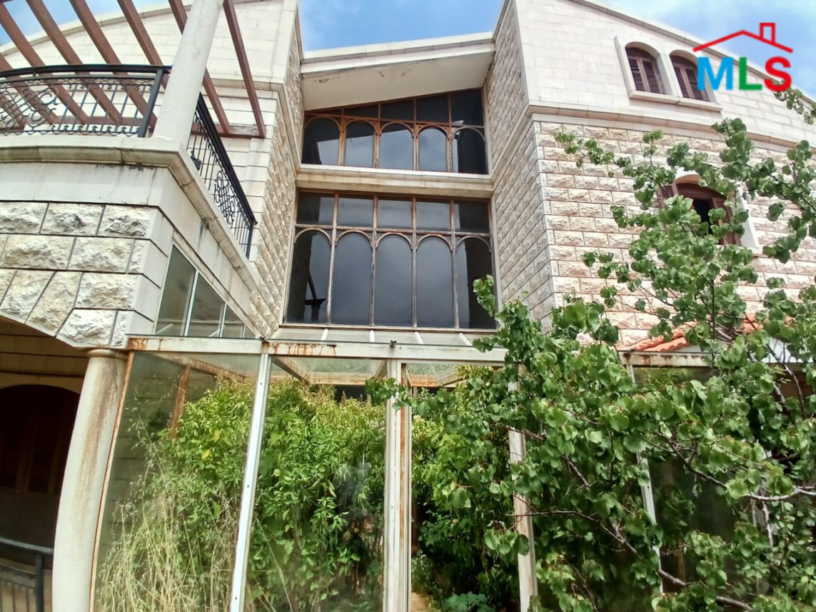 1,250 SQM Villa With 1,600 SQM Land For Sale in Bikfaya-Ain el Ash