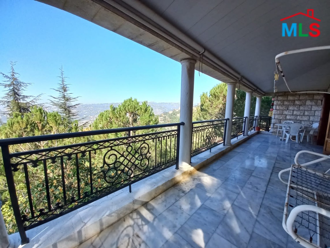 1,250 SQM Villa With 1,600 SQM Land For Sale in Bikfaya-Ain el Ash