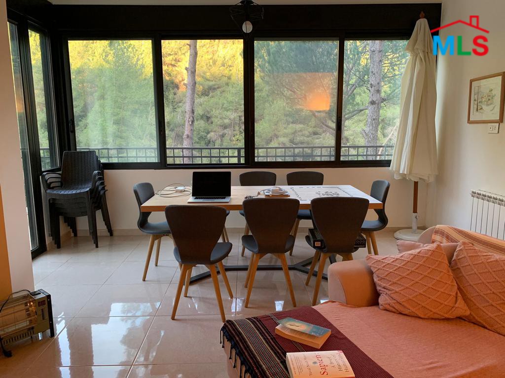 Fully Furnished Apartment With Terrace For Sale In Mar Chaaya Broumana