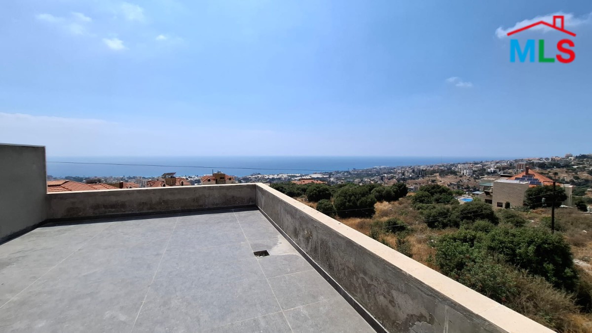 Duplex For Sale In Edde With Panoramic Seaview