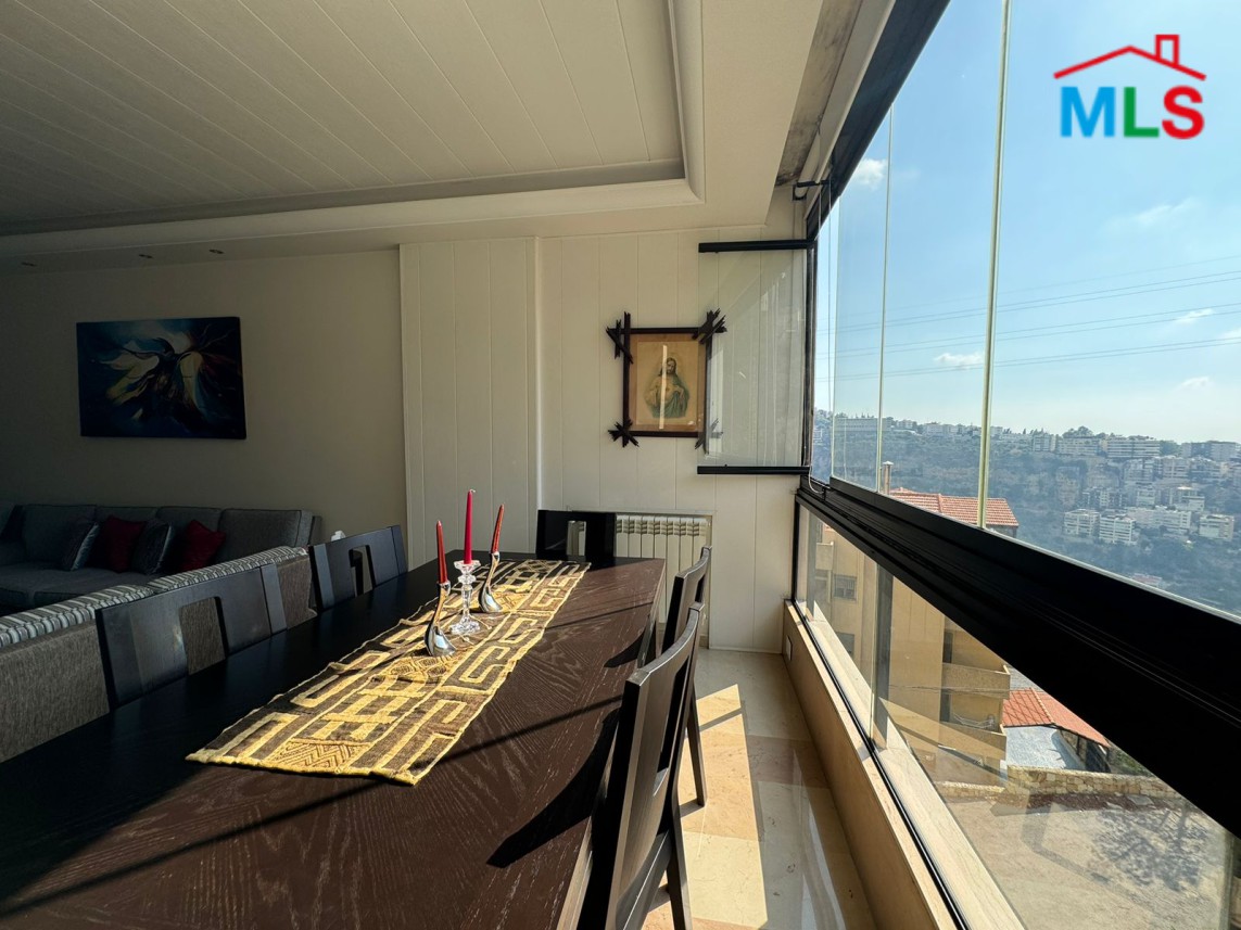 Fully Decorated Furnished Duplex For Sale In Mansourieh