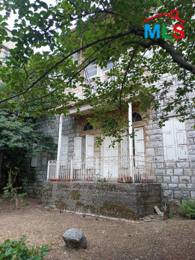 An Old Traditional House With Land & Partial View for Sale In Bikfaya