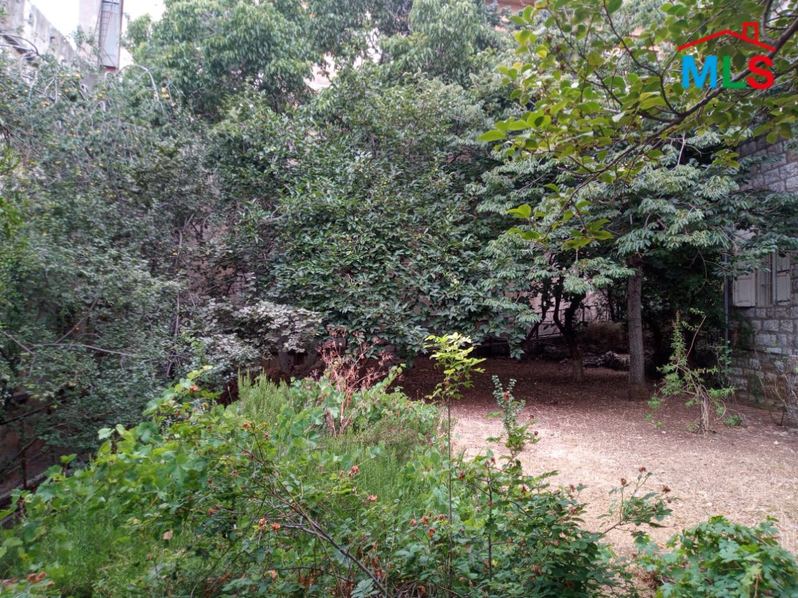 An Old Traditional House With Land & Partial View for Sale In Bikfaya