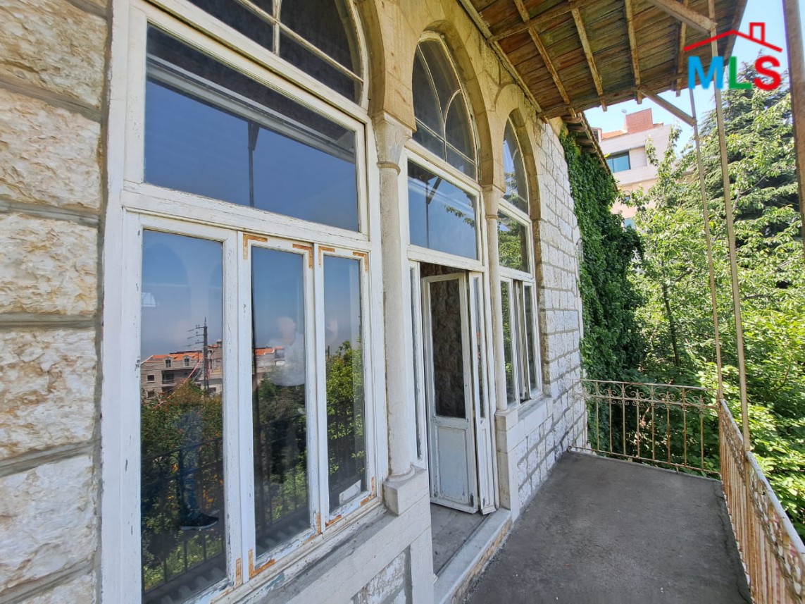 An Old Traditional House With Land & Partial View for Sale In Bikfaya