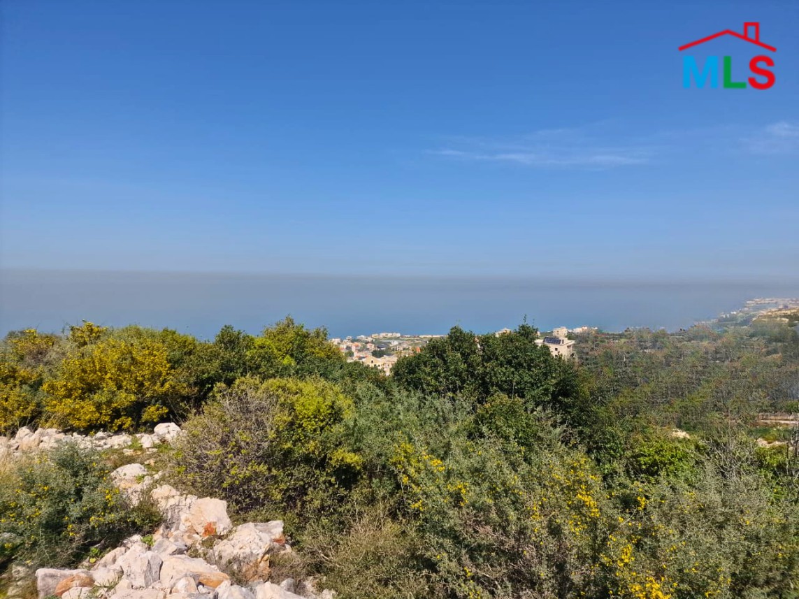 Land With Panoramic Sea View for Sale in Batroun - Kfaraabida