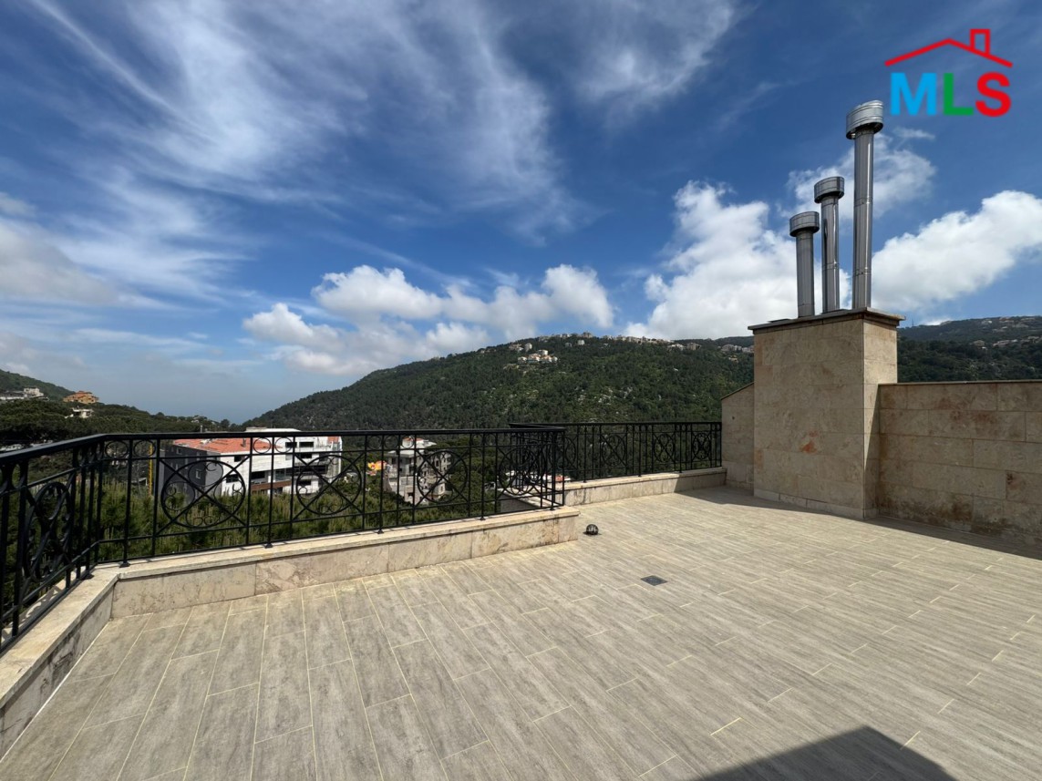 Luxurious High-End Duplex with Mountain View For Sale in Baabdat