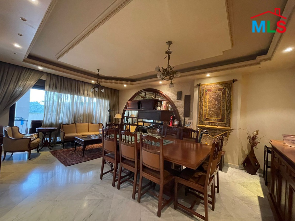 Semi-Furnished And Fully Decorated high-Ceiling Duplex for Sale In Mansourieh