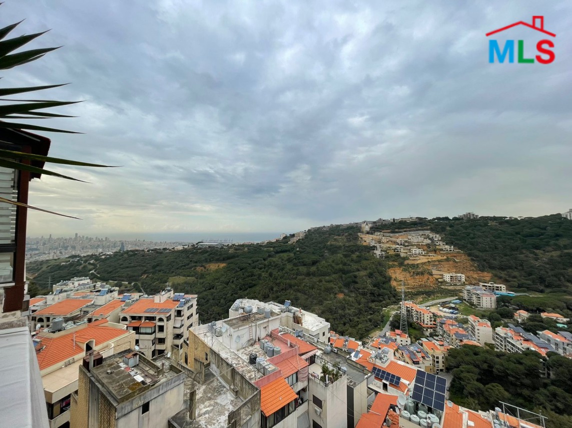 Semi-Furnished And Fully Decorated high-Ceiling Duplex for Sale In Mansourieh