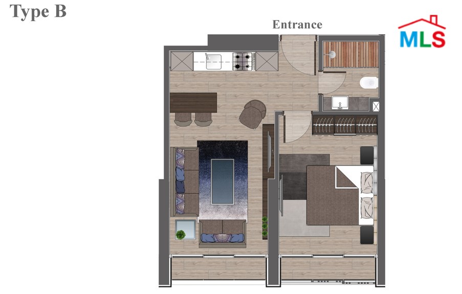 Brand New 1-Bedroom Apartment For Sale in Prime Location in Achrafieh, Sassine