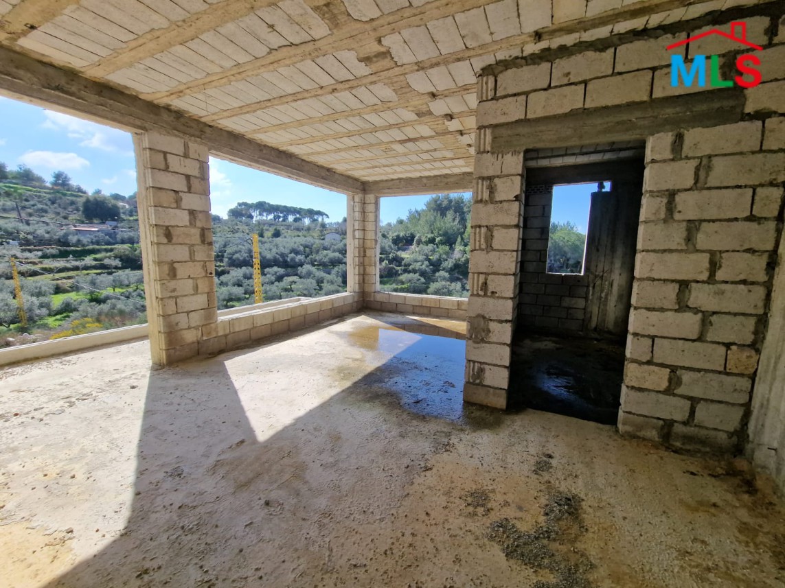 Core & Shell Villa With Pool for Sale in Mrah Chedid, Batroun