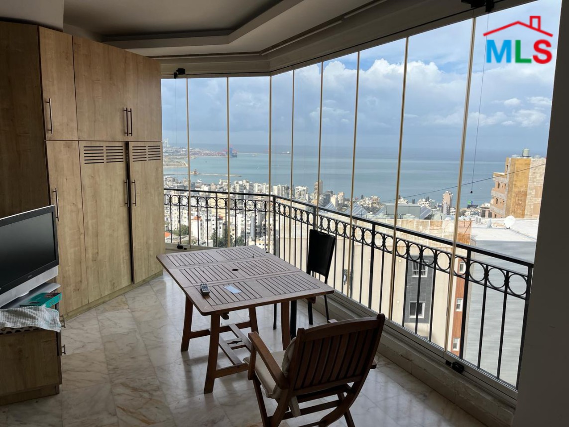 Spacious Duplex With Roof Top and Great Sea View For Sale In Jal El Dib