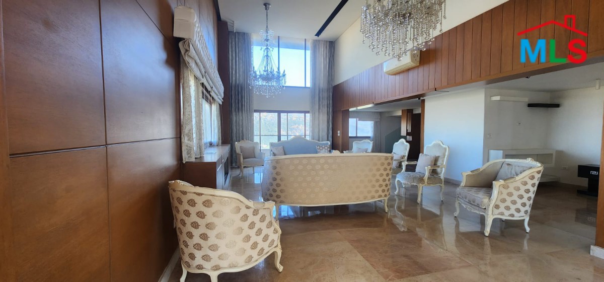 Spacious Fully Furnished Duplex With Great View for Sale In Louaize